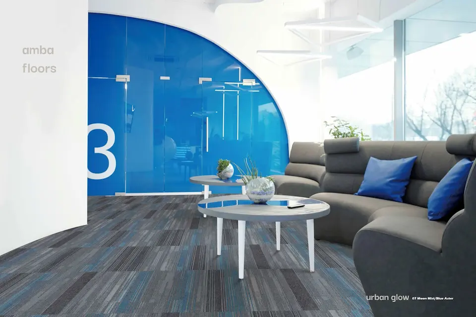 caroete modular em recepção da amba floors Urban Glow